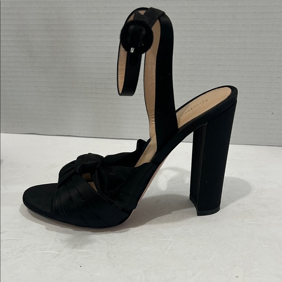 Gianvito Rossi Black Satin Heels Size 38 - Picture 5 of 12